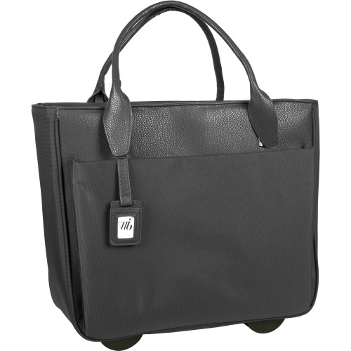 Fabrique FLORLRT-01 Carrying Cases Wib Florence Carrying Case (rolling Tote) For 17.3" Notebook - Black - Vegan Leather Body - 14" Heig Florlrt01 818993010582