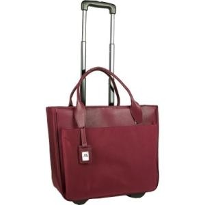 Fabrique FLORLRT-02 Carrying Cases Wib Florence Carrying Case (rolling Tote) For 17.3" Notebook - Burgundy - Vegan Leather Body - 14" H Florlrt02 818993010599