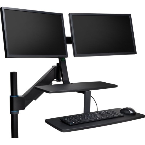Kensington K52796WW Mounting Kits Kensington Smartfit Desk Mount For Monitor, Keyboard - 2 Display(s) Supported - 24" Screen Support - 085896527961