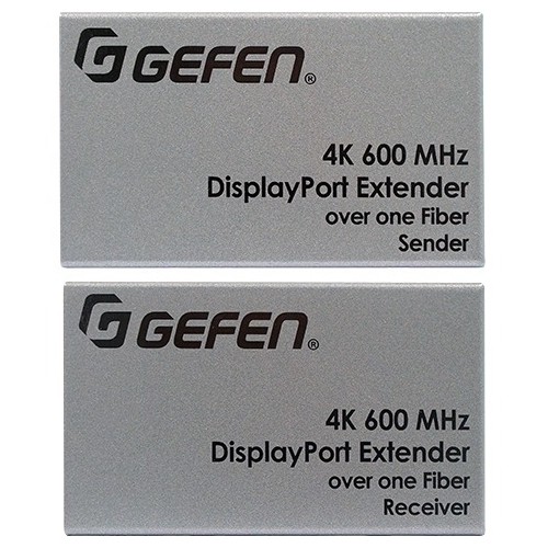 Gefen EXT-DP-4K600-1SC Video Consoles/Extenders Ultra Hd 600mhz Displayport 1.2 Extender Over One Sc-terminated Fiberoptic Cable Extdp4k6001sc 888814999631