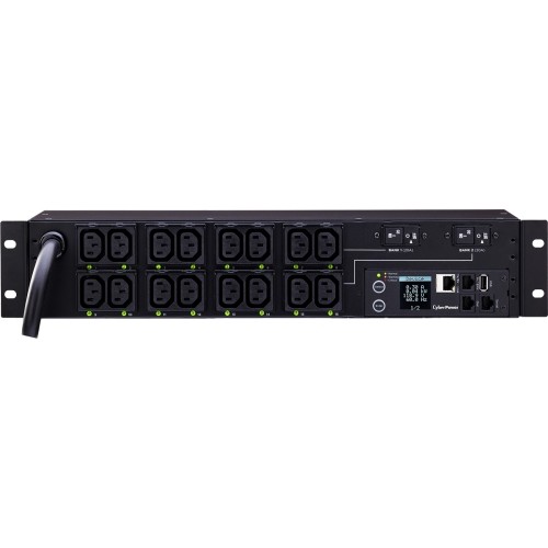 CyberPower PDU81007 PDUs Cyberpower Pdu81007 200 - 240 Vac 30a Switched Metered-by-outlet Pdu - 16 Outlets, 12 Ft, Nema L6-30 649532617364