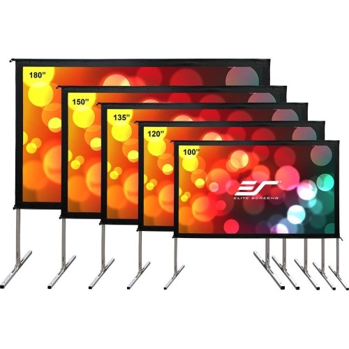 Elitescreens OMS120H2-DUAL Projection Screens Elite Screens Yardmaster 2 Dual - 120-inch 16:9, Front / Rear Projection, 4k / 8k Ultra Hd, Active 3 Oms120h2dual 848448019242