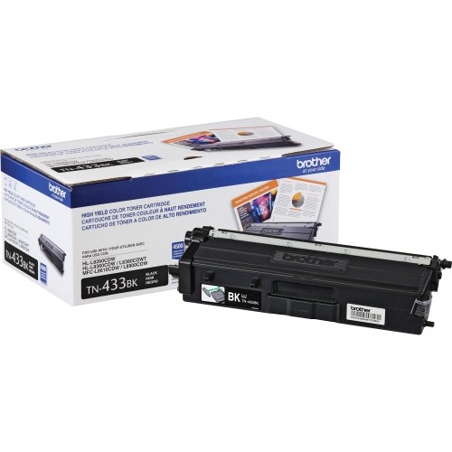 Brother TN433BK Toners & Ink Cartridges Tn433bk Toner Cartridge 753068474404