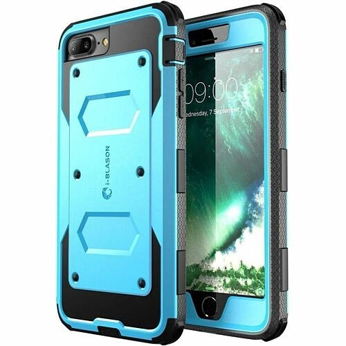 I-Blason IPHONE7PLUS-ARMORBOX-BLUE Carrying Cases I-blason Armorbox Rugged Carrying Case (holster) Apple Iphone 7 Plus, Iphone 8 Plus Smartphone - Dro Iphone7plusarmorboxblue 752454313068