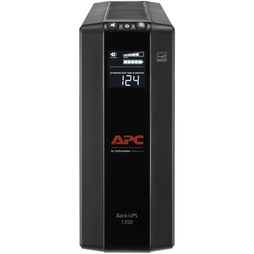 Apc Schneider BX1350M UPS General Purpose Apc Back-ups 1350, Compact Tower, 1350va, 120v, Avr, Lcd, 10 Nema Outlets (5 Surge) - Tower - 16 Hou 731304331773