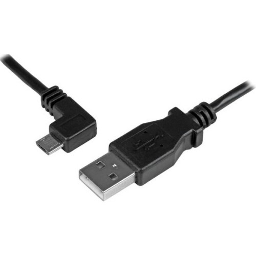 Startech USBAUB50CMLA Cables Micro-usb Charge-and-sync Cable M/m - Left-angle Micro-usb - 24 Awg - 0.5 M 065030868174