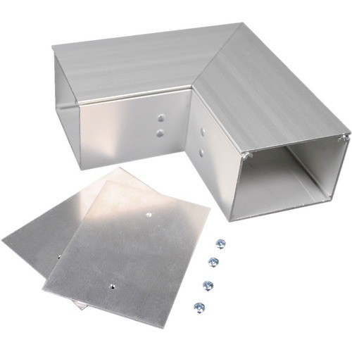 Middle Atlantic ALA3811 Cable Management Wiremold Ala3800 Flat Elbow Fitting - Elbow - Aluminum (ala3811) 786776536621