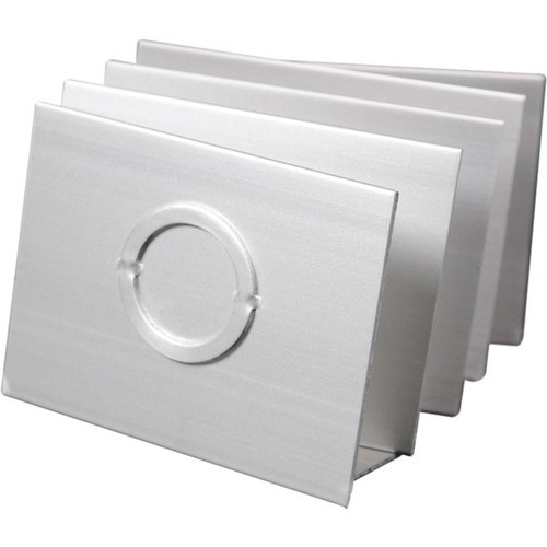 Middle Atlantic ALA3810B1 Cable Management Wiremold Ala3800 Entrance End Fitting - End Fitting - Aluminum (ala3810b1) 786776536614