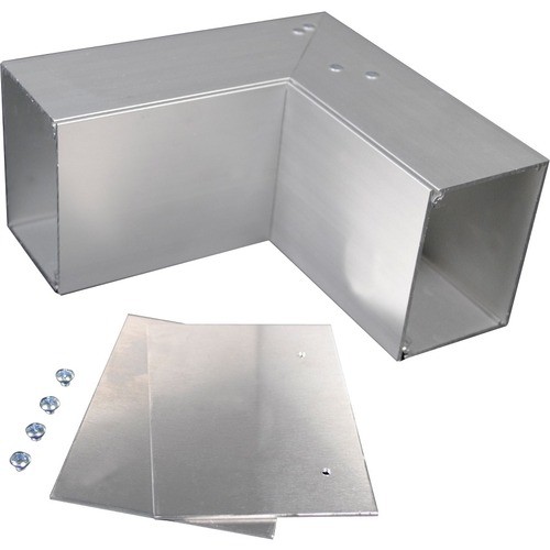 Middle Atlantic ALA3817 Cable Management Wiremold Ala3800 Internal Elbow Fitting - Internal Elbow Fitting - Aluminum (ala3817) 786776536645