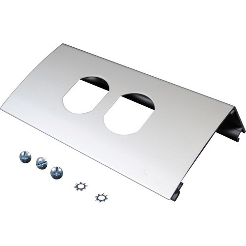 Middle Atlantic ALDS4047D Mounting Kits Wiremold Alds4047d Mounting Plate For Receptacle, Cable Raceway - Aluminum 786776083217
