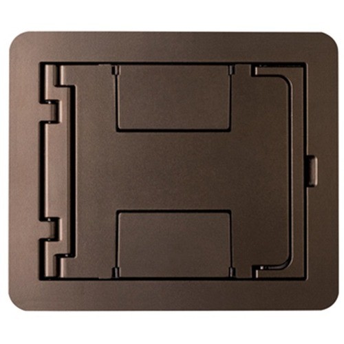 Middle Atlantic FPBTCBS Faceplates & Mounting Boxes Wiremold Fpbtc - Floorport Series Blank Cover Assembly - Brass - Die-cast Aluminum, Aluminum, Metal  786776152005