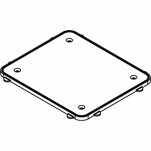 Middle Atlantic FP-CTR Miscellaneous Devices Wiremold Efbff Furniture Feed Floor Box Bare Concrete And Terrazzo Ring - X 6.9" Width X 0.9" Depth  Fpctr 786564079637