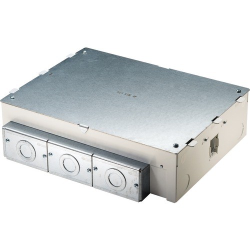 Middle Atlantic EFB6S Faceplates & Mounting Boxes Wiremold Evolution Series Six Gang Floor Box - 6-gang - White - Steel, Aluminum (efb6s) 786776176438