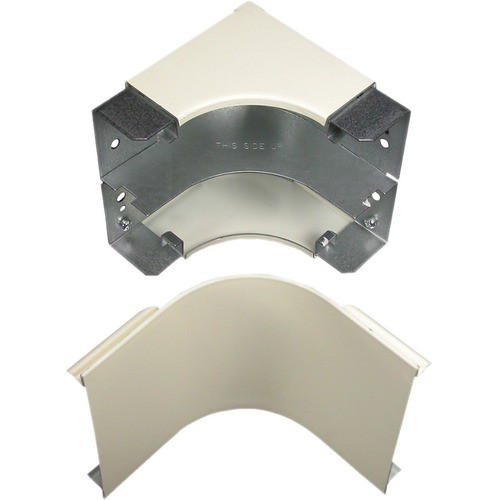 Middle Atlantic G4017FO Cable Management Wiremold 4000 Radiused Full Capacity Internal Elbow Fitting - Elbow - Gray - Steel - 1 Pack (g4017fo 786776537000