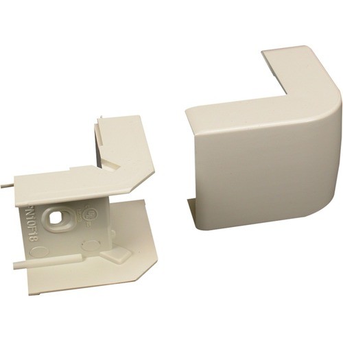 Middle Atlantic PN05F18FW Cable Management Wiremold Eclipse Pn05 External Elbow Fitting - External Elbow Fitting - Fog White (pn05f18fw) 786776035827