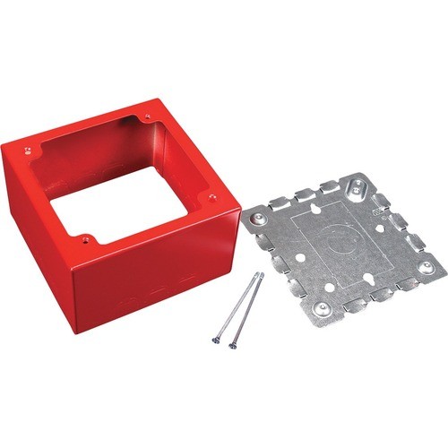 Middle Atlantic R5753 Mounting Kits Wiremold Mounting Box For Alarm System - Red - 2-gang - Red (r5753) 786776039733