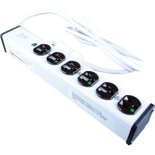 Middle Atlantic ULM6-15 Power Strips Wiremold Plug-in Outlet Center 6-outlet Power Strip - Nema 5-15p - 6 X Ac Power - 15.09 Ft Cord - 15 Ulm615 786776078091