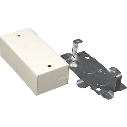 Middle Atlantic V57242 Faceplates & Mounting Boxes Wiremold V57242 Mounting Box - 1-gang - Ivory - Steel 818274787615
