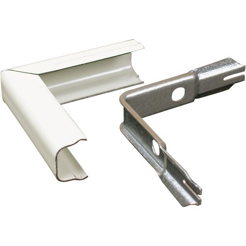 Middle Atlantic V518 Cable Management Wiremold 500 Outside Elbow Fitting - External Elbow Fitting - Ivory - Steel - 1 Pack (v518) 786776070187