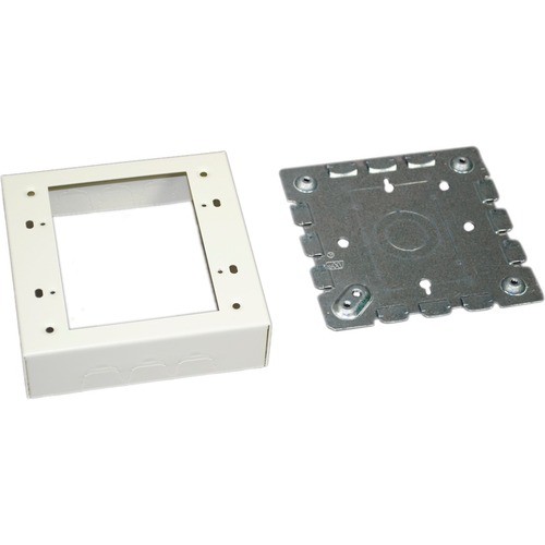 Middle Atlantic V5747-2 Faceplates & Mounting Boxes Wiremold V5747-2 Mounting Box - 2-gang - Ivory - Steel V57472 786776070538