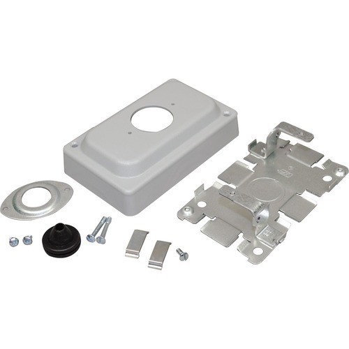 Middle Atlantic 1546T Mounting Kits Wiremold 1546t Mounting Box - Gray - Galvanized Steel 786776082975