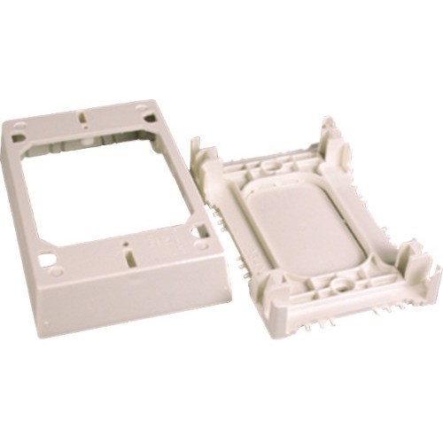 Middle Atlantic 2348S/51 Faceplates & Mounting Boxes Wiremold 2348s/51 Mounting Box - 1 X Total Number Of Socket(s) - 1-gang - Ivory - Polyvinyl Chloride 2348s51 999556613683