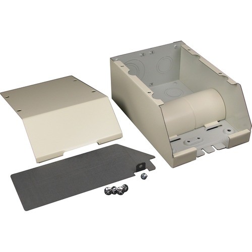 Middle Atlantic 2410DFO-FW Cable Management Wiremold 2400 Divided Entrance End Fitting - End Fitting - Fog White - Steel (2410dfo-fw) 2410dfofw 786776132274