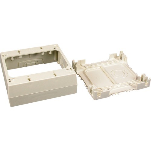 Middle Atlantic 2348-2-WH Mounting Kits Wiremold 2348-2wh Mounting Box - White - Polyvinyl Chloride (pvc) (2348-2-wh) 23482wh 786776523584