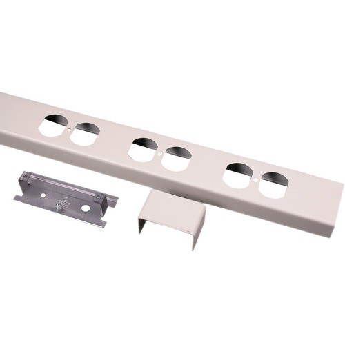 Middle Atlantic 25DTP-B Cable Management Wiremold 25dtp Series Steel Tele-power Pole Cover - Pole Cover - Ivory - Steel (25dtp-b) 25dtpb 786776046519