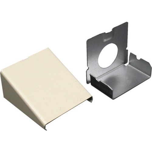 Middle Atlantic 2410A-FW Cable Management Wiremold 2400 Entrance End Fitting - End Fitting - Fog White - Steel (2410a-fw) 2410afw 786776132236