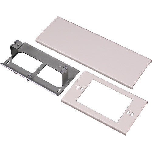 Middle Atlantic 30TP-C Faceplates & Mounting Boxes Wiremold 30tp Series Single Gang Cover - 1-gang - Ivory - Steel (30tp-c) 30tpc 786776046564