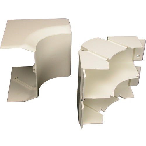 Middle Atlantic 40N2F17WH Cable Management Wiremold Cablesmart Series - 40n2 Radiused Full-capacity Internal Elbow - White - Internal Elbow Fit 786776136517