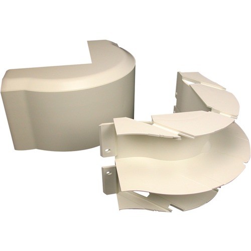 Middle Atlantic 40N2F19WH Cable Management Wiremold Cablesmart Series - 40n2 Radiused Full-capacity External Elbow - White (40n2f19wh) 994138625894