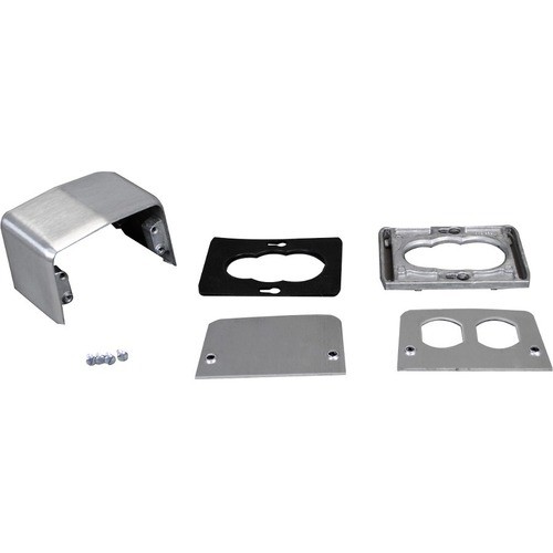 Middle Atlantic 525F Miscellaneous Devices Wiremold 525 Series Four-piece Power Service Fitting - Silver - Aluminum - 4 Piece (525f) 786564015017