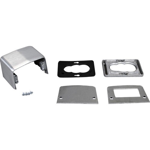 Middle Atlantic 525J Miscellaneous Devices Wiremold 525 Series Four-piece Power Service Fitting - Silver - Aluminum - 4 Piece (525j) 786564015048