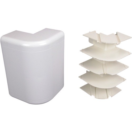 Middle Atlantic 5418 Cable Management Wiremold 5400 External Elbow Fitting - External Elbow Fitting - Ivory (5418) 786776100372