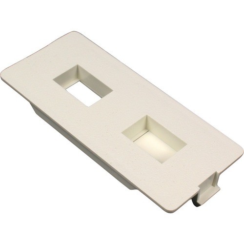 Middle Atlantic 5507FRJ Faceplates & Mounting Boxes Wiremold 5500 Flush Dual Rj Connector Faceplate Fitting - 2 X Socket(s) - White (5507frj) 786776104011