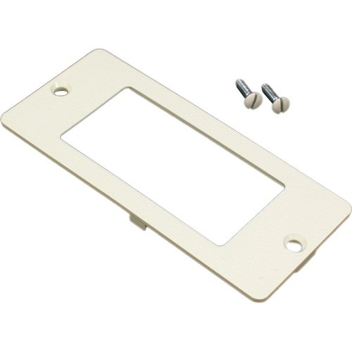 Middle Atlantic 5507R-WH Faceplates & Mounting Boxes Wiremold 5500 Rectangle Receptacle Faceplate Fitting - White - Polyvinyl Chloride (pvc) (5507r-wh) 5507rwh 786776104417