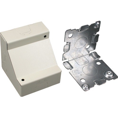 Middle Atlantic 5719WH Cable Management Wiremold 500/700 Corner Box Fitting - Corner Fitting - White - Steel (5719wh) 786776562835