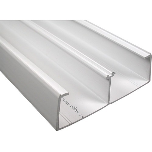 Middle Atlantic 5400TB-WH Cable Management Wiremold 5400 Two Compartment Raceway Base - Raceway Base - White - 96" Length (5400tb-wh) 5400tbwh 786776536812