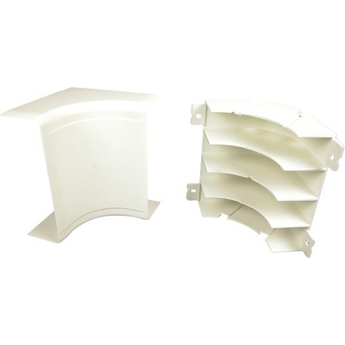 Middle Atlantic 5417FO-WH Cable Management Wiremold 5400 Radiused Full Capacity Internal Elbow Fitting - Internal Elbow Fitting - White (5417fo 5417fowh 786776540956