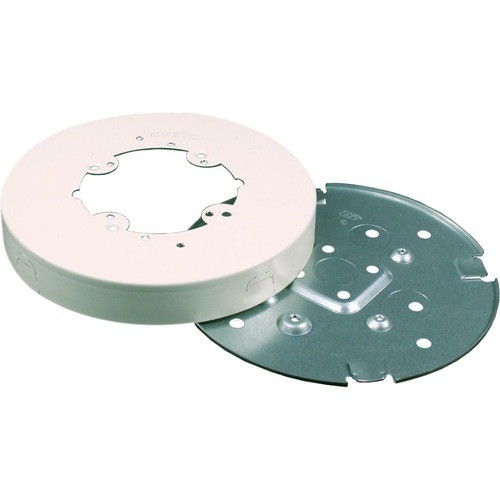 Middle Atlantic 5739WH Mounting Kits Wiremold Raceway Mounting Box - White - Steel (5739wh) 786776562897
