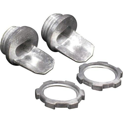 Middle Atlantic 5781A Cable Management Wiremold 500/700 3/4" Box Connector (galvanized) Fitting - Box Connector Fitting - Galvanized Steel  994140965469