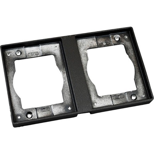 Middle Atlantic 827TAL-BK Faceplates & Mounting Boxes Wiremold 827tal-bk Faceplate - 2-gang - Black - Die-cast Aluminum - 1 827talbk 786564079958