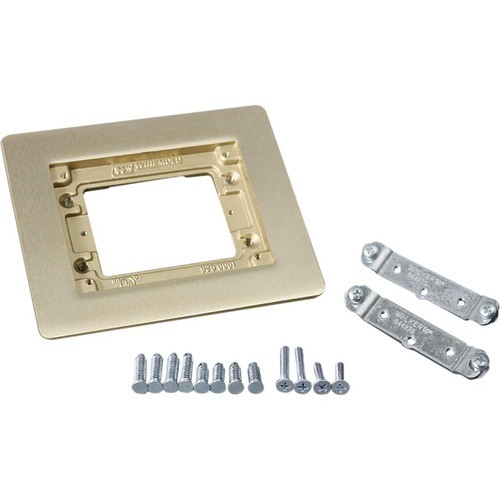 Middle Atlantic 817B Faceplates & Mounting Boxes Wiremold Omnibox 817b Faceplate - 1-gang - Brass - Brass, Metal 996589632186