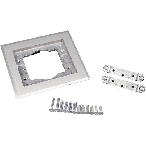 Middle Atlantic 818TCAL Miscellaneous Devices Wiremold Omnibox Single Gang Rectangular Aluminum Carpet/tile Flange - Brushed Aluminum - Aluminum ( 786564054511