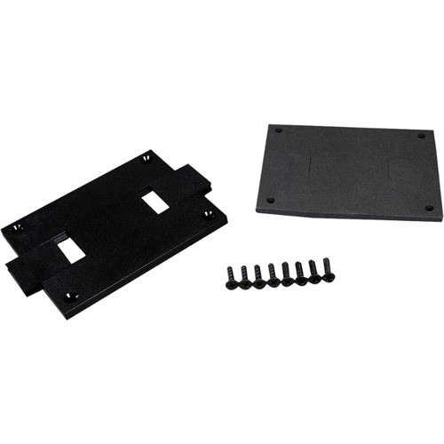 Middle Atlantic 829PSTC-BLK Faceplates & Mounting Boxes Wiremold Communications Cover Plate - 1-gang - Black (829pstc-blk) 829pstcblk 786564006275