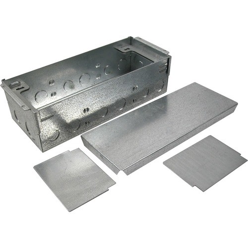 Middle Atlantic 880W3 Faceplates & Mounting Boxes Wiremold 880w3 Series Steel Floor Box - 3-gang - Steel, Metal 786564109587