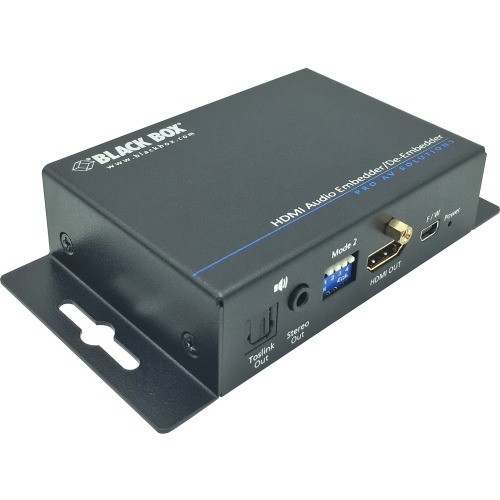 Black Box AEMEX-HDMI-R2 Video Capturing Cards Black Box Audio Embedder/de-embedder - Hdmi 2.0 - Functions: Audio Embedding, Audio De-embedding - U Aemexhdmir2 822088130635