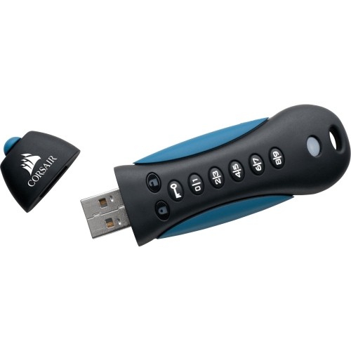 Corsair CMFPLA3B-64GB Flash Drives Flash Padlock 3 64gb Secure Usb 3.0 Flash Drive Cmfpla3b64gb 692754372450